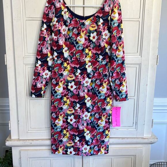 NWT Betsey Johnson size 8 floral dress - Picture 1 of 5